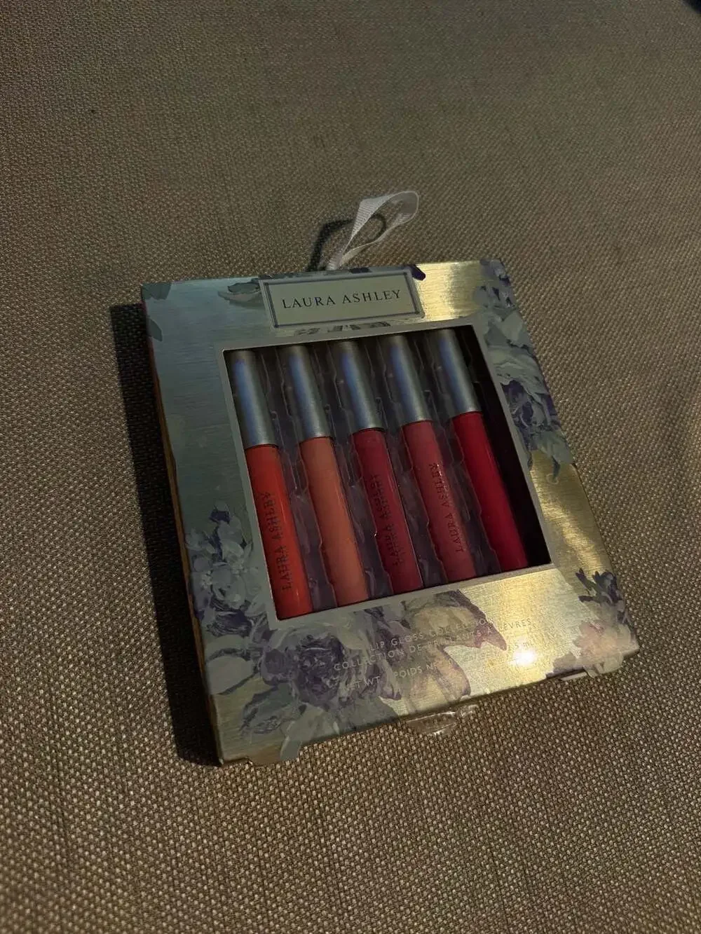 Laura Ashley Lip Gloss Collection 5-Piece Set